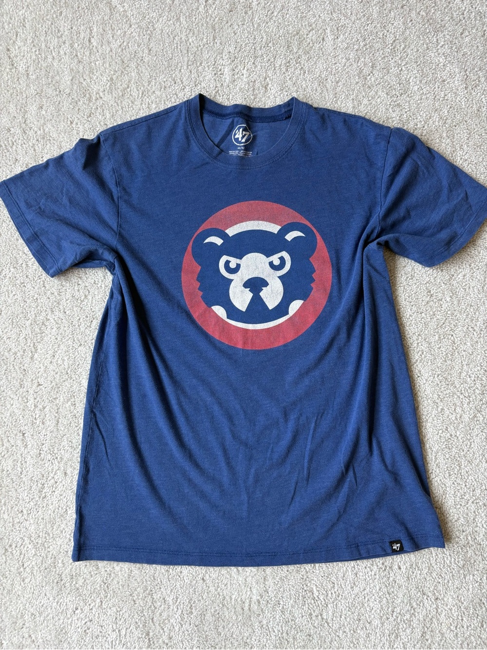47 Navy T-Shirt with Red & White Bear Logo